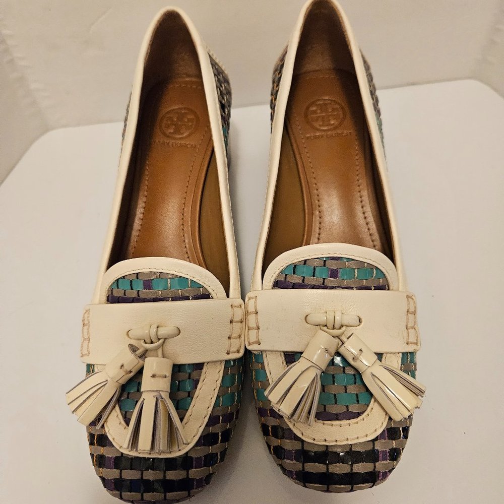 Tory Burch Tassled Chunky Heeled Shoes 7.5M